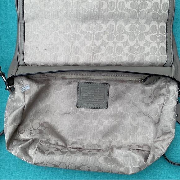 Coach Bleecker Messenger - Antique Nickel/Gray - Picture 7 of 12